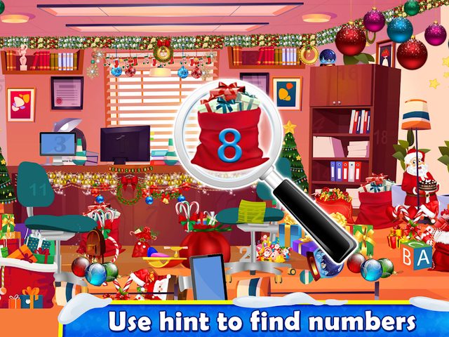 Screenshot 7: Christmas Hidden Objects : Alphabets & Numbers