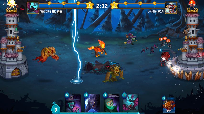 Screenshot 1: Spooky Wars - Castle Defense