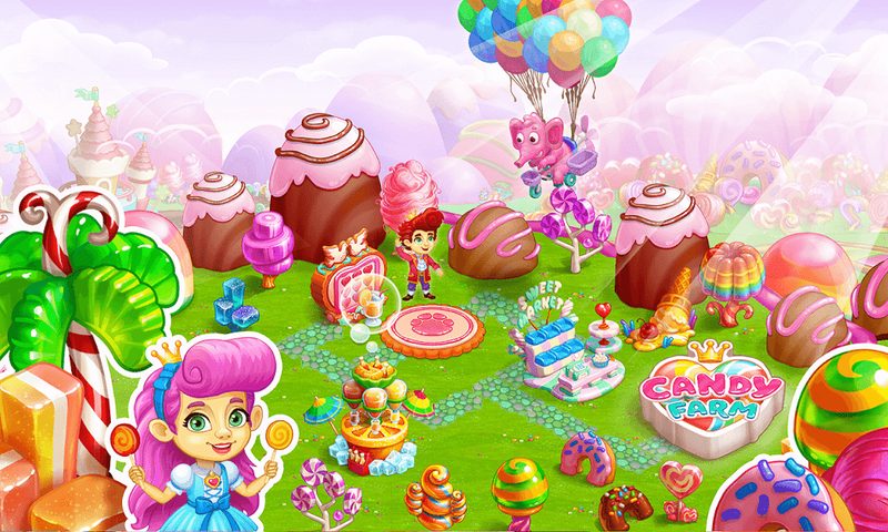 Screenshot 21: Candy Farm: Cake & cookie city