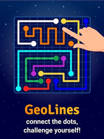 Screenshot 15: GeoBoard relaxing puzzle game drawing lines shapes
