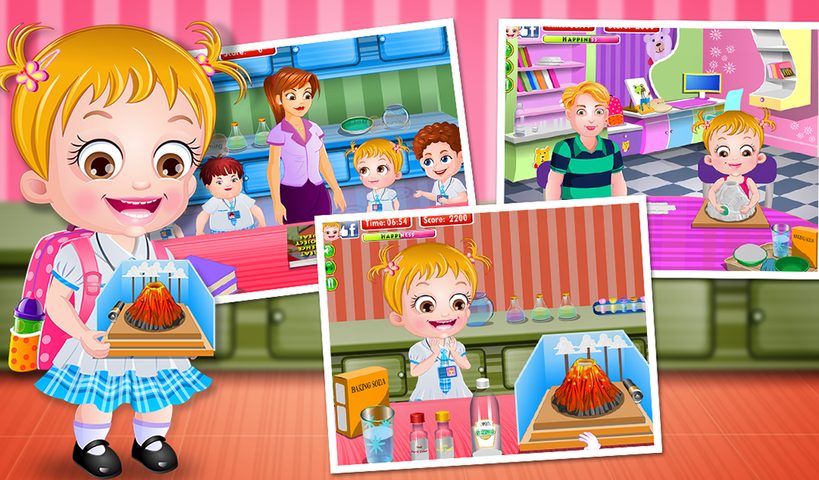 Screenshot 1: Baby Hazel Science Fair