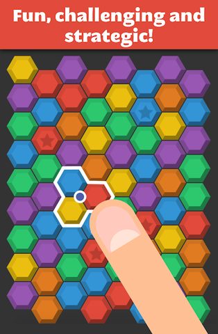 Screenshot 1: Hexfall