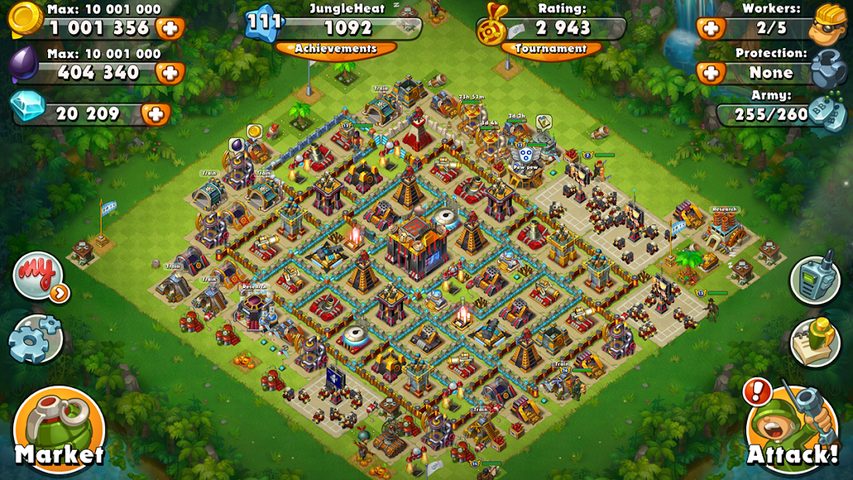 Screenshot 6: Jungle Heat: War of Clans