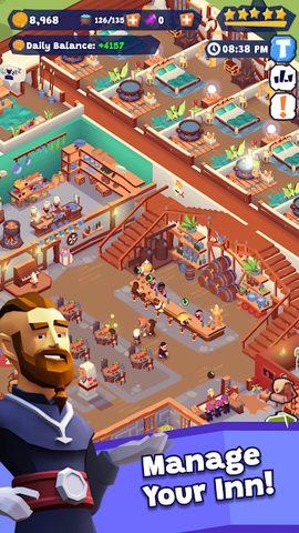 Screenshot 3: Idle Inn Empire - Hotel Tycoon
