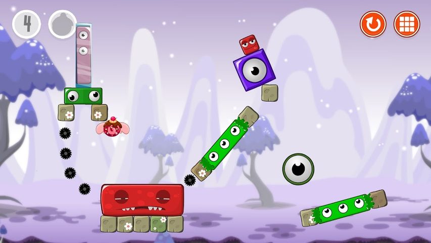 Screenshot 5: Monsterland 2. Physics puzzle