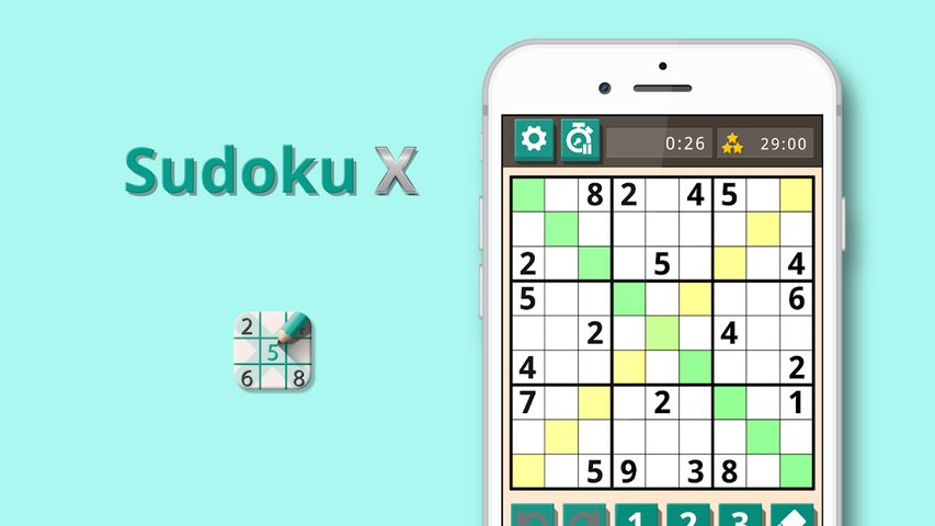 Скриншот 17: Sudoku X: Diagonal sudoku game