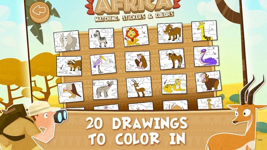 Captura 13: Juegos de Animales Africanos para Niños