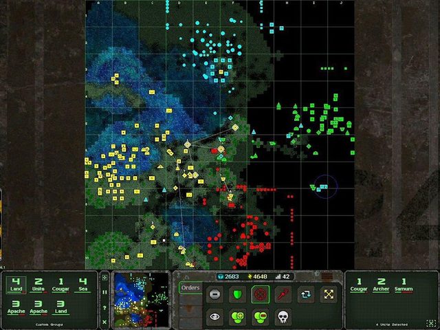 Captura 9: Juego de guerra estratégica