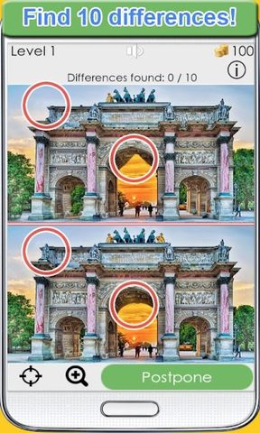 Screenshot 1: Find The Difference