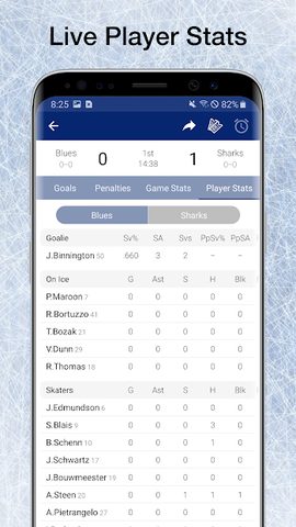 Screenshot 5: Scores App: NHL Hockey Plays, Stats & Schedules