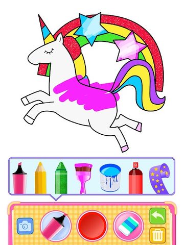 Screenshot 13: Unicorn Coloring Drawing Games