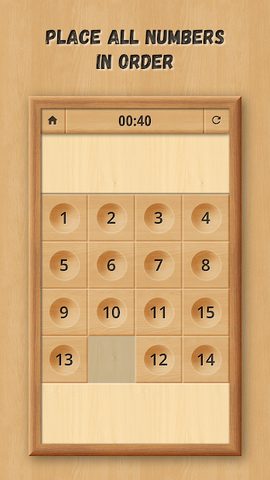Screenshot 2: Sliding Puzzle: Wooden Classic