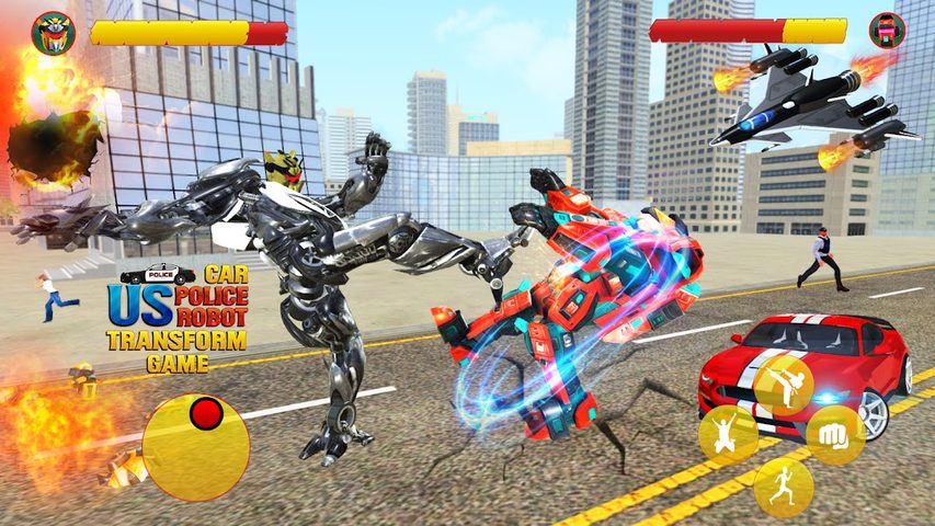 Screenshot 13: Multi Police Robot Transform