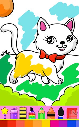 Screenshot 2: Coloring book for kids - Doodle, Color & Draw Game