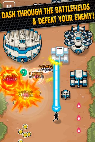 Screenshot 1: BATTLEFIELD DASH
