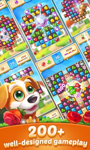 Screenshot 2: Jewel Town - 10,000+ Match 3 Levels