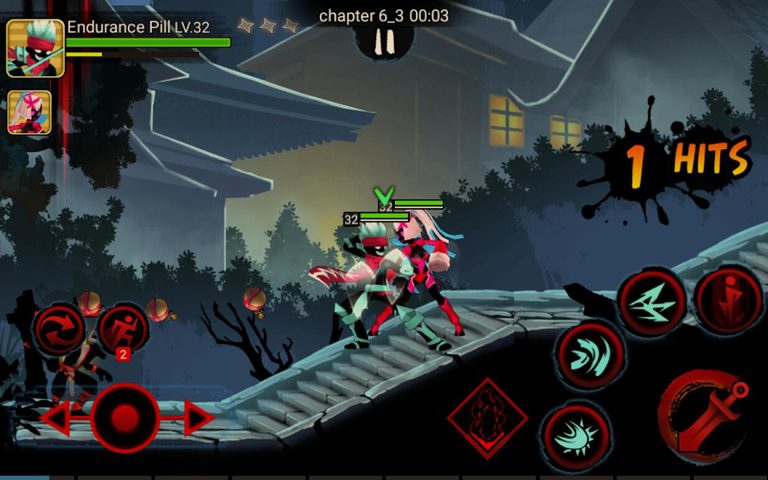 Скриншот 10: Stickman Ninja Legends: Тень