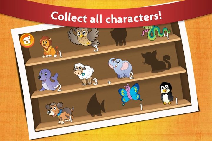 Скриншот 12: Игра на запоминание с сопоставлением животных