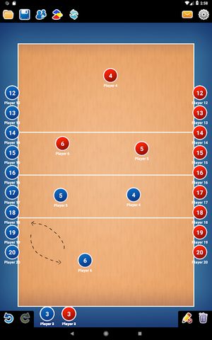 Screenshot 7: Coach Tactic Board: Volley