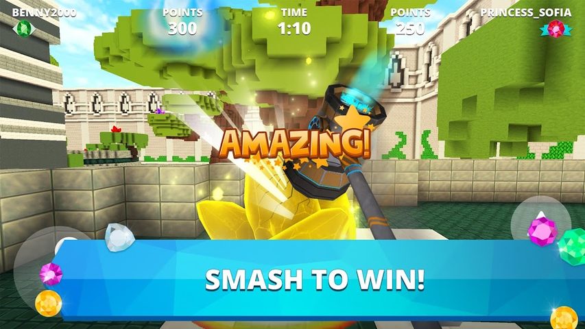 Screenshot 5: Gems Arena: 1v1 Games in Crafting & Building World