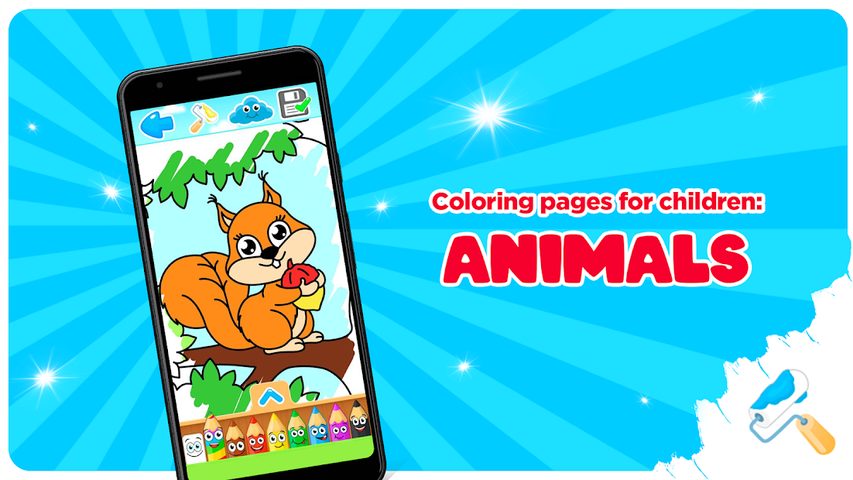 Screenshot 23: Coloring pages for children: animals
