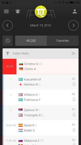 Screenshot 2: Tennis Temple - Live scores
