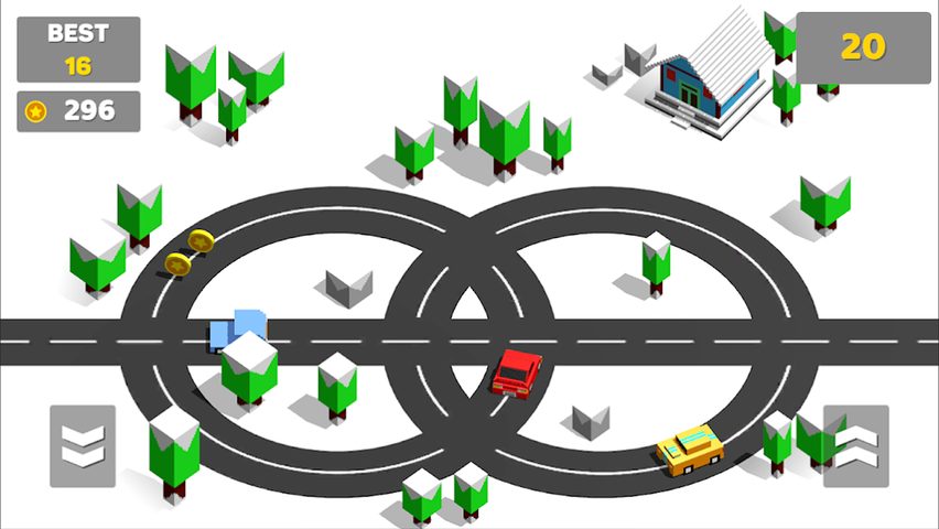 Screenshot 3: Circle Crash - Blocky Race