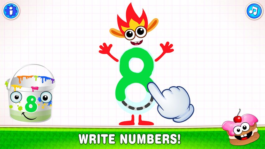Screenshot 3: Learning numbers for kids!