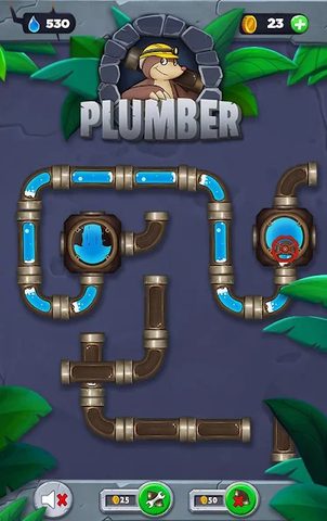 Screenshot 21: Water flow - Connect the pipes