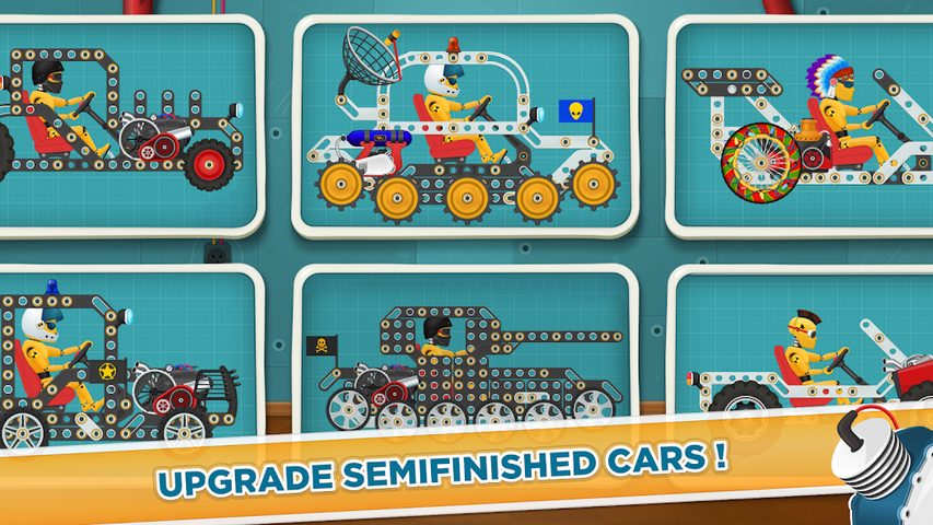 Captura 20: Juego de creación de vehículos y carreras para niños