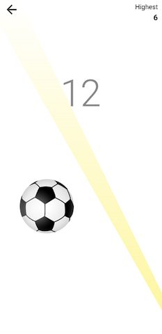 Screenshot 2: Messenger Football Soccer Game Tap Ball Juggle Tap