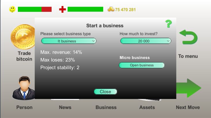 Screenshot 20: Business strategy