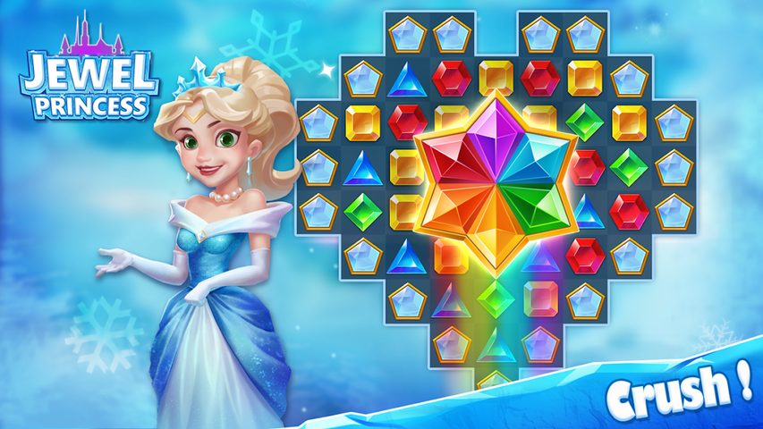 Screenshot 6: Jewel Princess - Match 3 Froze