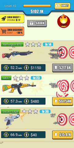 Screenshot 1: Idle Guns