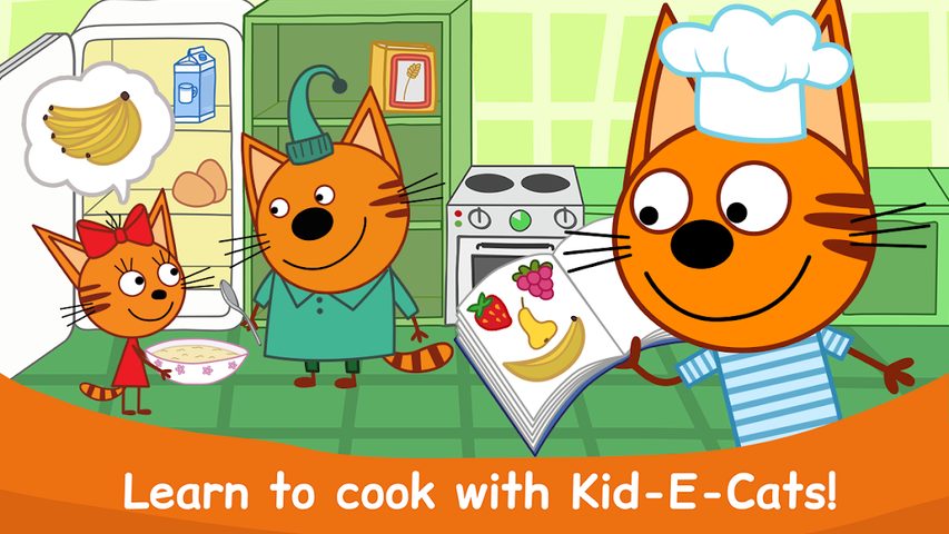 Скриншот 1: Котёночки Kid-E-Cats: Кулинарное приключение