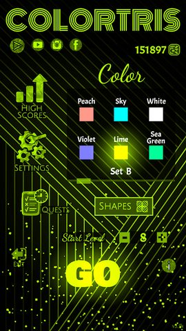 Screenshot 9: ColorTris - Classic Neon Block