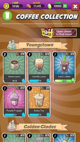 Captura 2: Imperio de café: Conviértase en un magnate de baristas