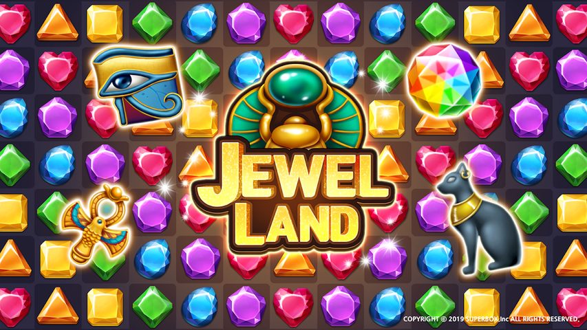 Скриншот 1: Jewel Land: Головоломка «Соедини 3»