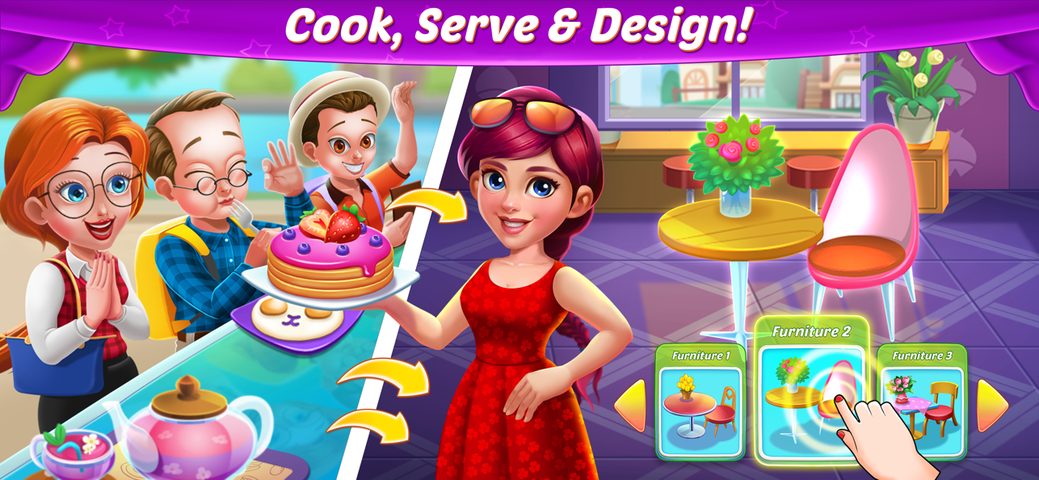 Скриншот 1: Кухонный Дневник: Игра про готовку 4+