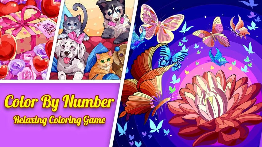 Screenshot 1: Tap Color Pro: Color By Number