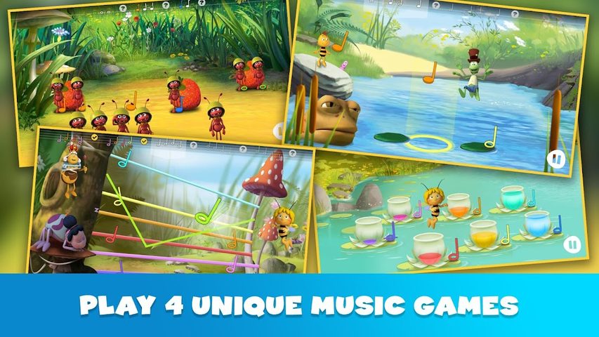 Скриншот 3: Maya The Bee: Music Band Academy for Kids