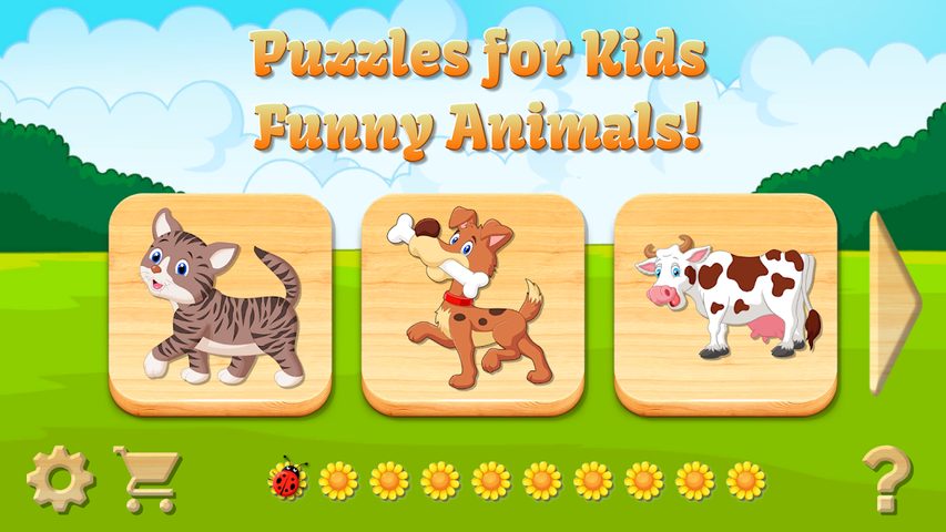 Captura 1: Rompecabezas para bebés y niños pequeños