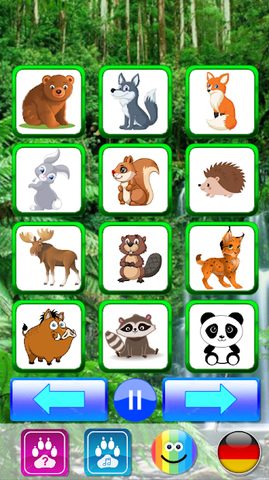 Screenshot 13: Animal sounds. Learn animals names for kids