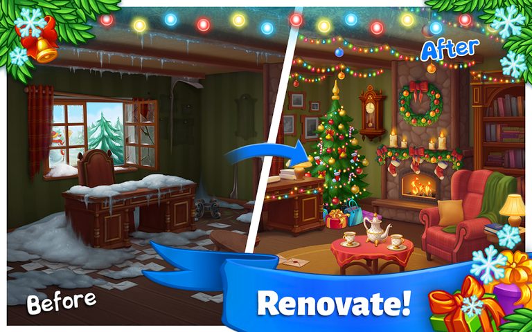 Screenshot 13: Farm Snow - Santa family story