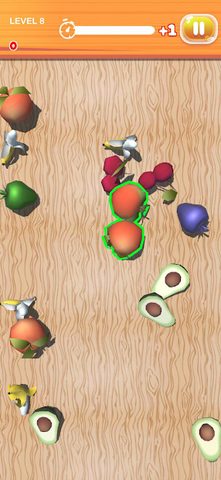 Скриншот 2: Overfruit: Веселое 3D-сопоставление
