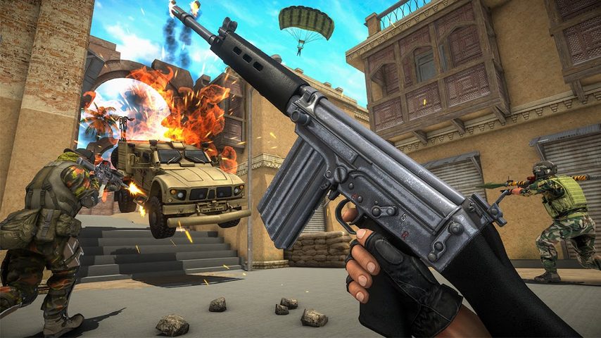 Screenshot 2: Fps Shooting Commando Gun Game