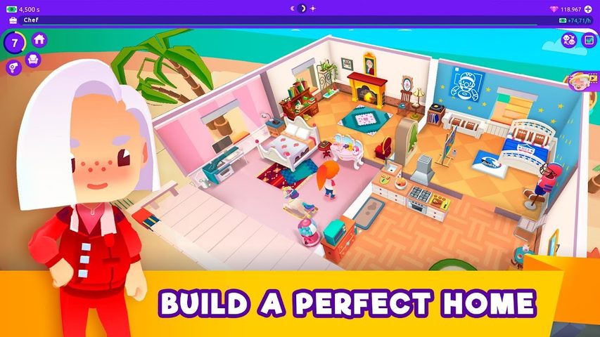 Screenshot 1: Idle Life Sim - Simulator Game