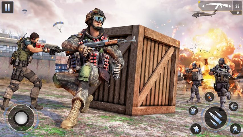 Screenshot 1: Atss Offline Gun Shooting Game