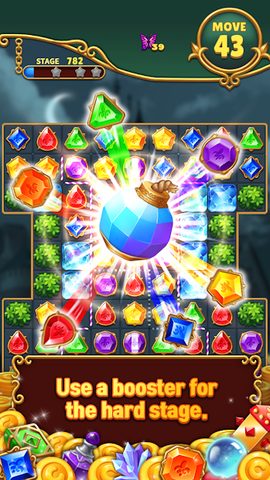 Screenshot 3: Jewels Mystery: Match 3 Puzzle