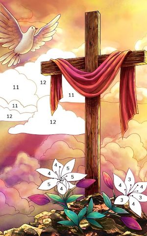 Скриншот 16: Bible Coloring - Paint by Number, Free Bible Games